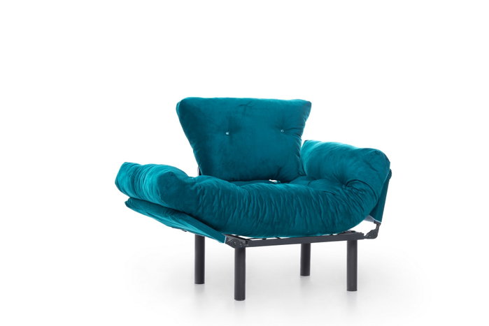 Atelier Del Sofa Nitta Single - Verde petróleo Atelier Del Sofa Nitta Single - Verde petróleo